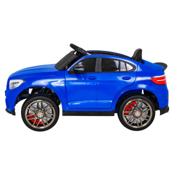 Mercedes Benz GLC63S dla dzieci Niebieski SUV z pilotem